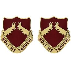 321st Field Artillery Regiment Unit Crest (Noli Me Tangere)
